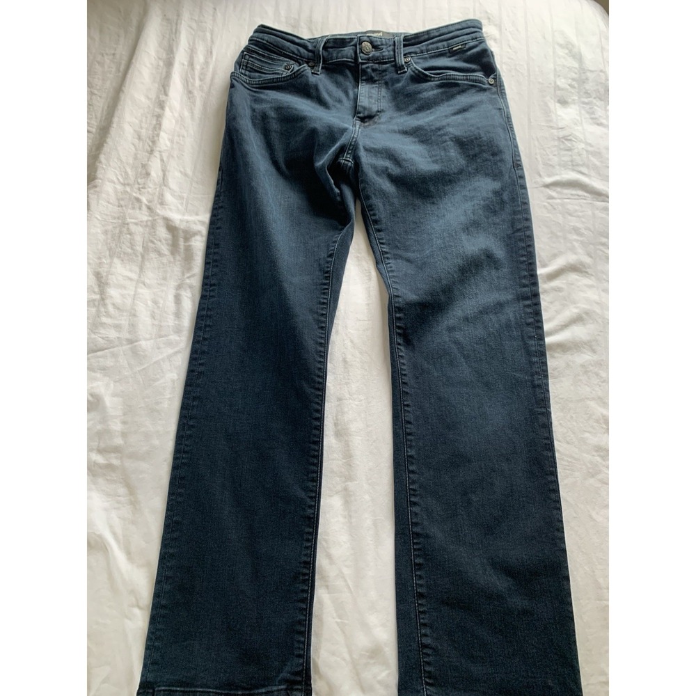 Mavi Jeans Men 29x30 Blue Zach Straight Leg Dark Wash Stretch Denim